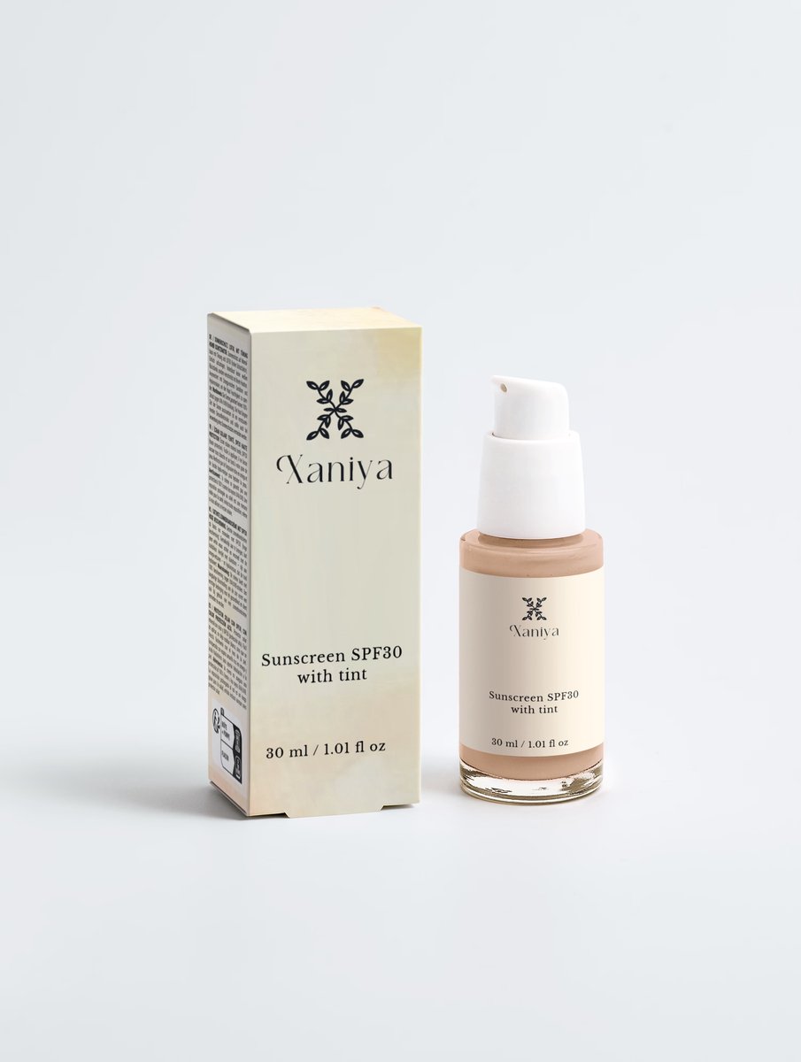 Xaniya Zonnebrandcrème SPF30, met tint