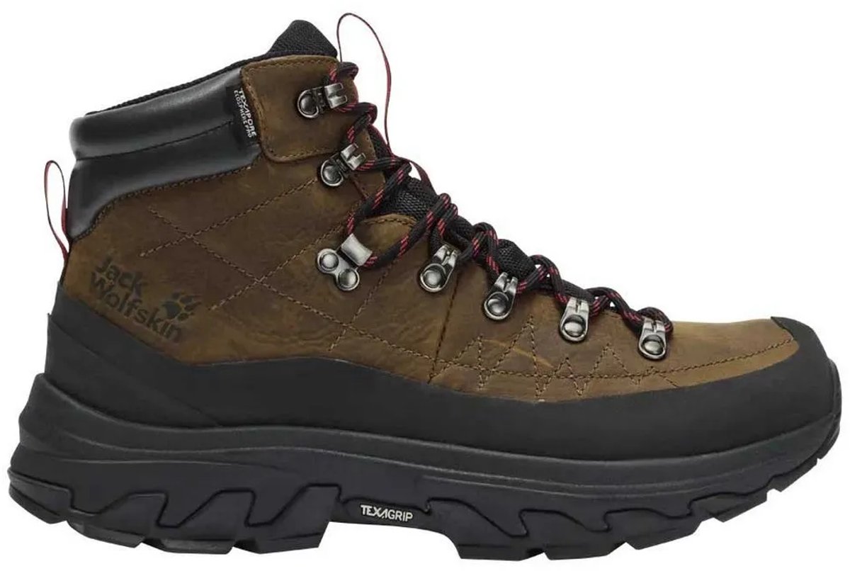 Jack Wolfskin Apex Hike Pro Lth Texapore Mid Wandelschoenen Bruin EU 44 1/2 Man
