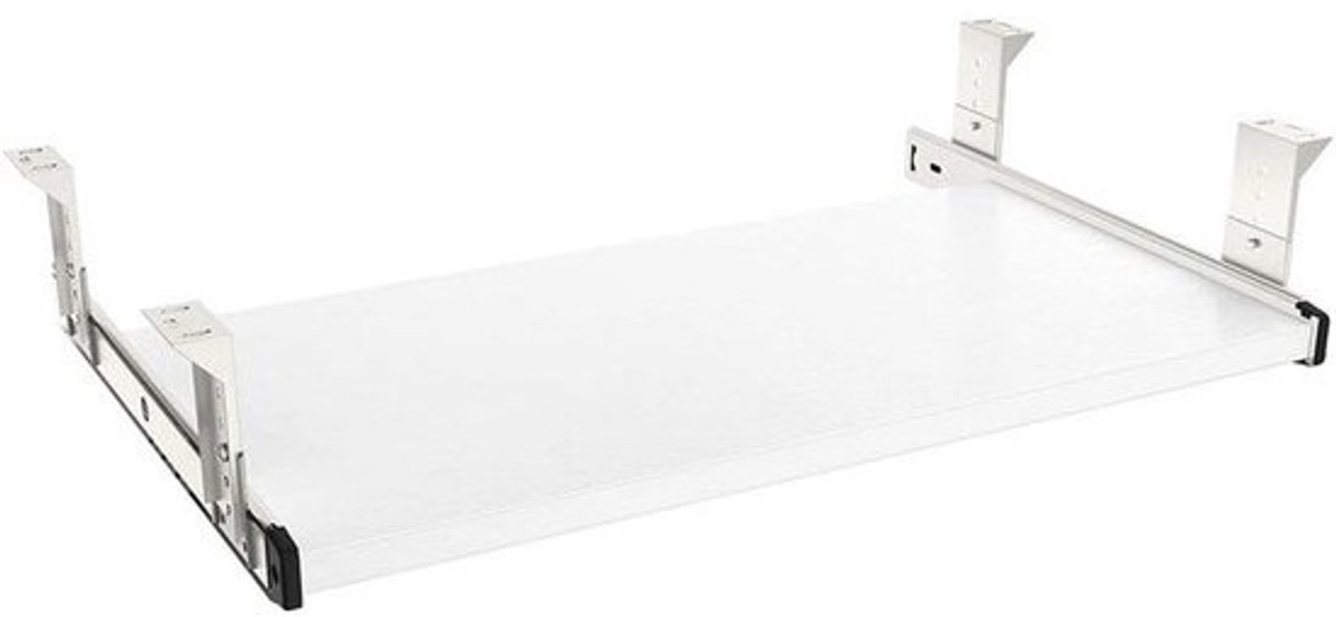Verstelbare Onderbureau Toetsenbordlade Hout 53cm - 76cm
