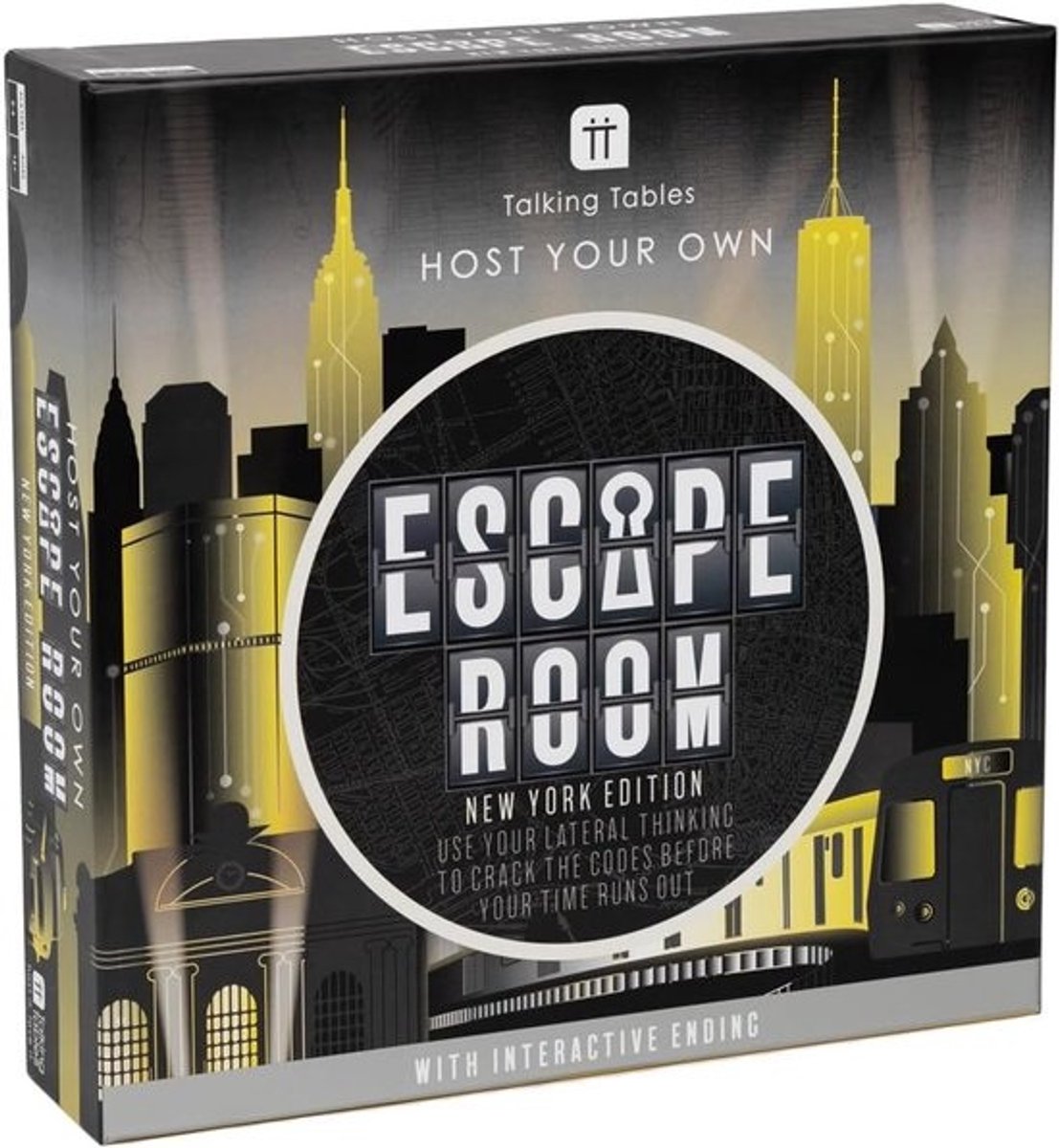 Organiseer je eigen Escape Room-spel New York Edition - Interactief familieduel voor 2-6 spelers