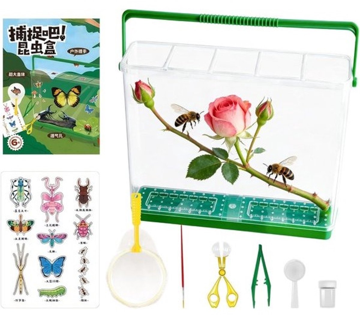 Kinder Ontdekkingsset - Verkenner Kit - Natuur Ontdekken - Met Vergrootglas - 36.5 x 8 x 27.5 cm - Multicolor
