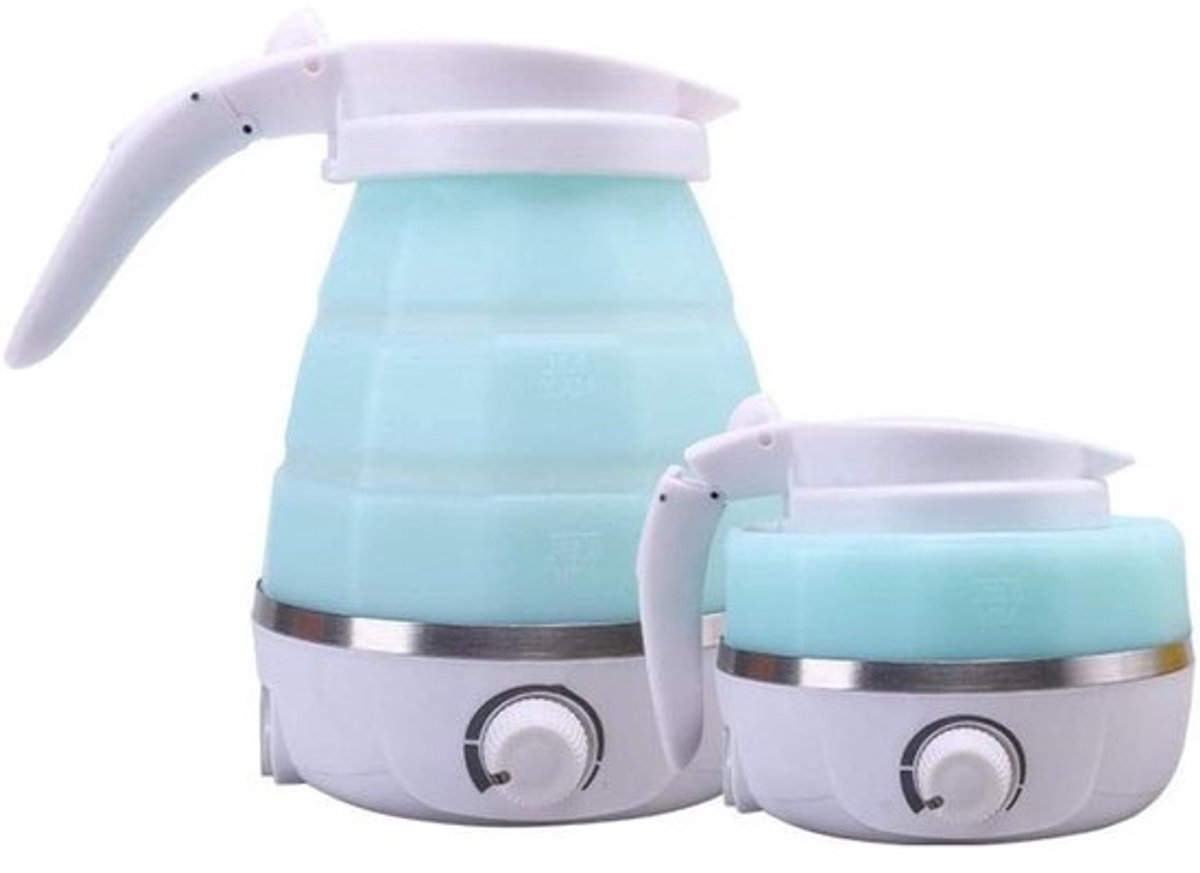 Elektrische Waterkoker - Reiskoker Mini - Water Koken - Opvouwbaar Ontwerp - 600ml - Oranje