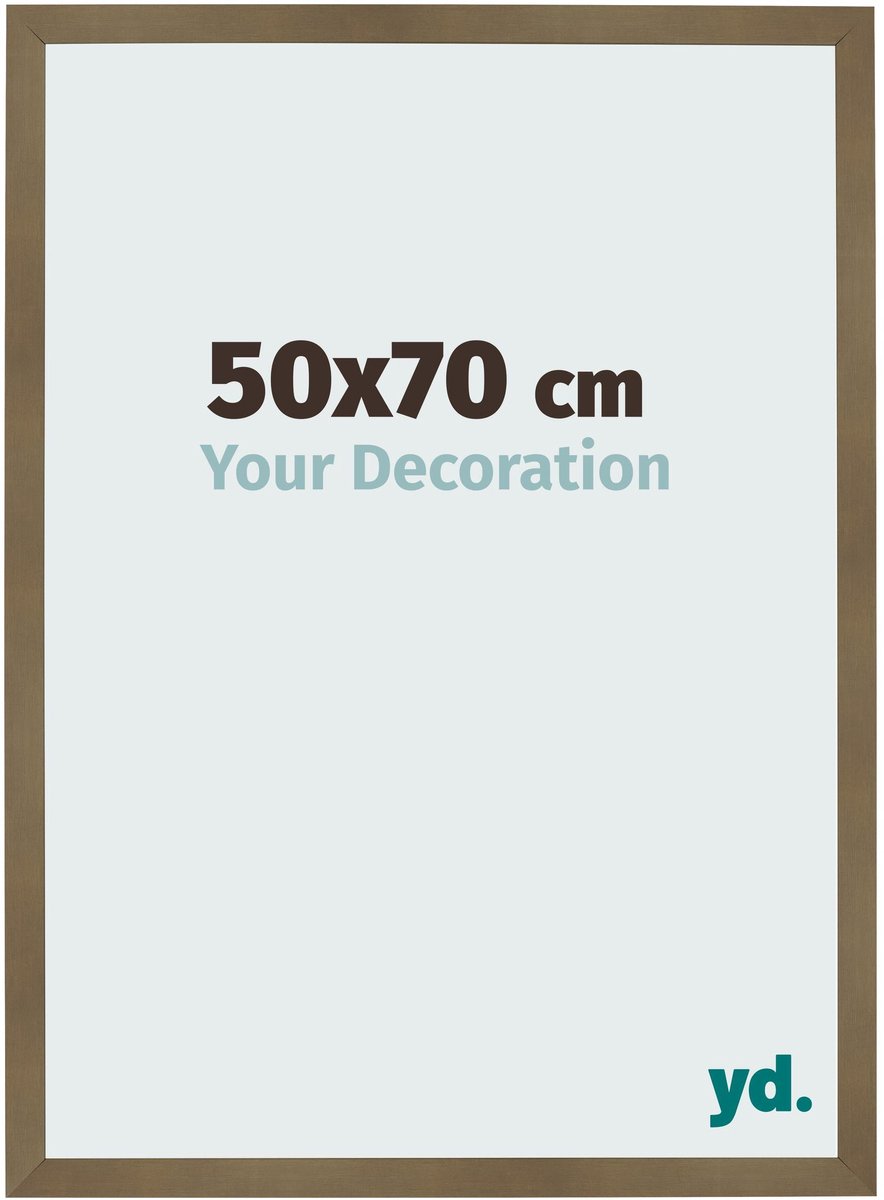 Your Decoration - Fotolijst 50x70 cm - MDF - Brons Decor - Bologna