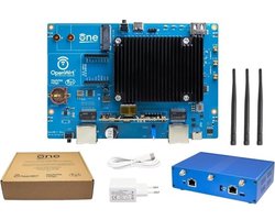 Krachtige OpenWrt Router Board met WiFi 6 (802.11ax), Dual Band en 2.5GbE Gigabit Ethernet