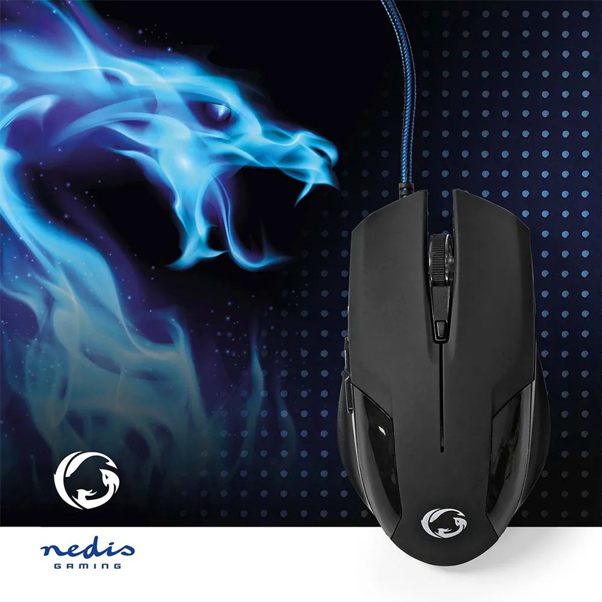 Nedis Gaming Muis - Bedraad - 1200 / 2400 / 4800 / 7200 dpi thumbnail 4