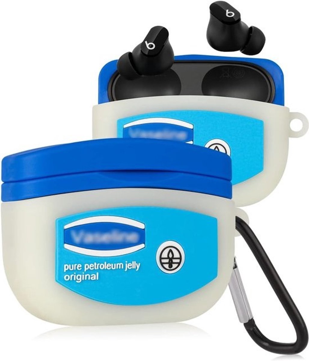 Grappige 3D Siliconen Hoes voor Draadloze Oordopjes, Leuke Cartoon Powerbeats Beschermhoes