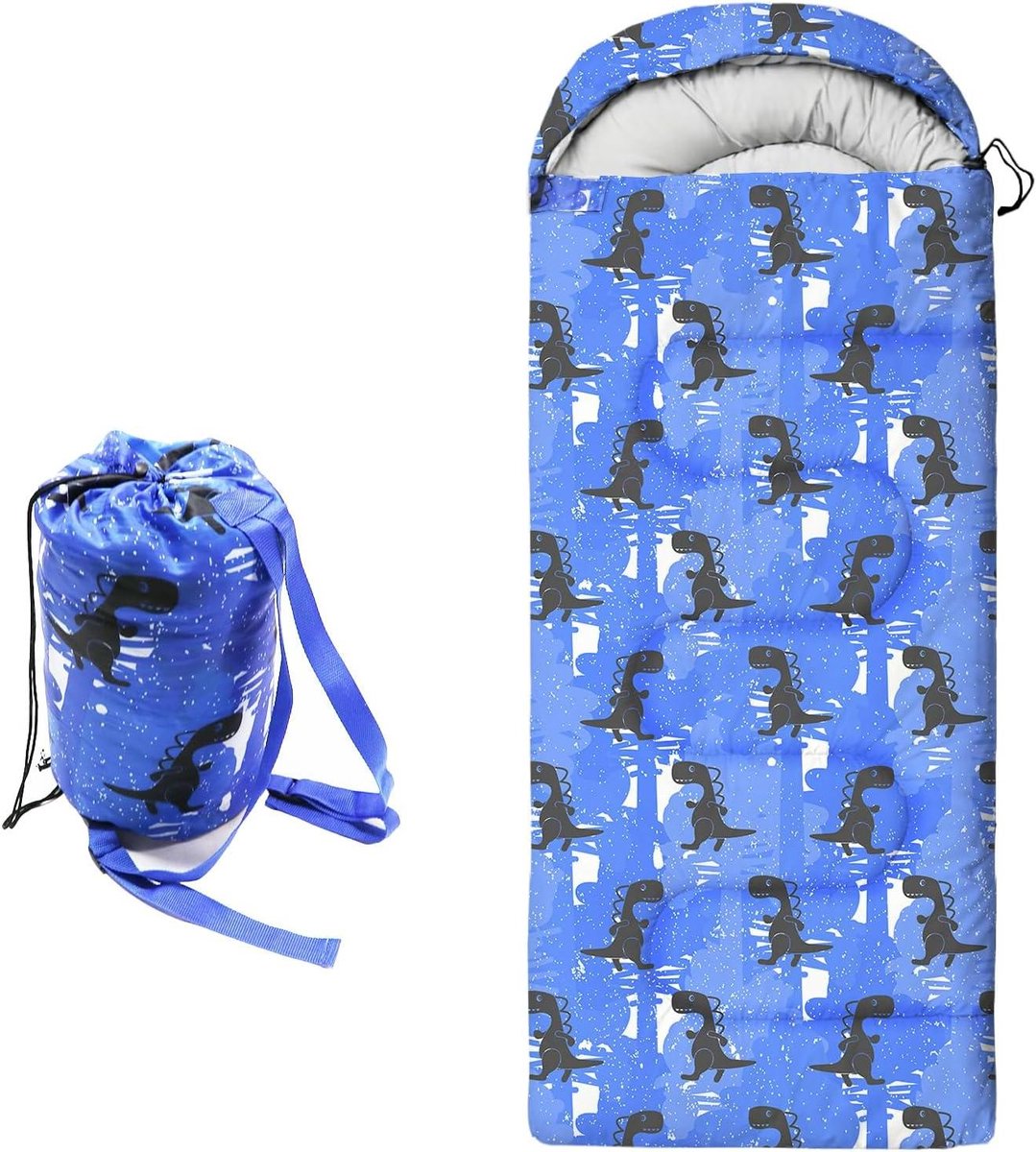 Kinderslaapzak - Outdoor slaapzak - Kamperen en reizen - Waterdicht en ademend - 3 seizoenen - Blauw