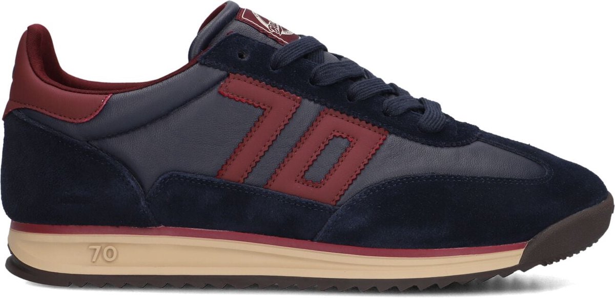 BACK70 Jogger Sneakers - Leer - Heren - Donkerblauw - Maat 41