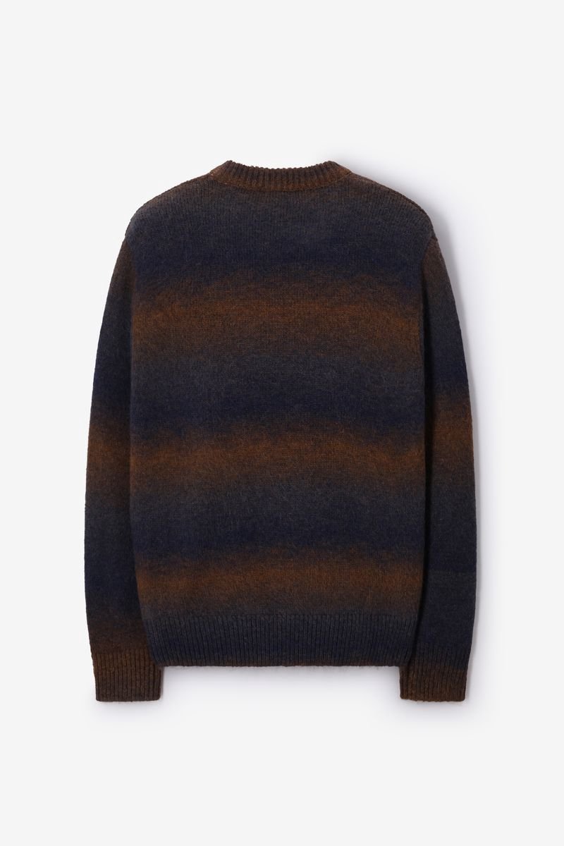Sissy-Boy - Donkerblauwe gestreepte gradient trui