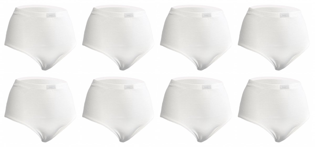 Racky Dames Maxi / Tailles 8-pack - Maxi - Wit - Katoen