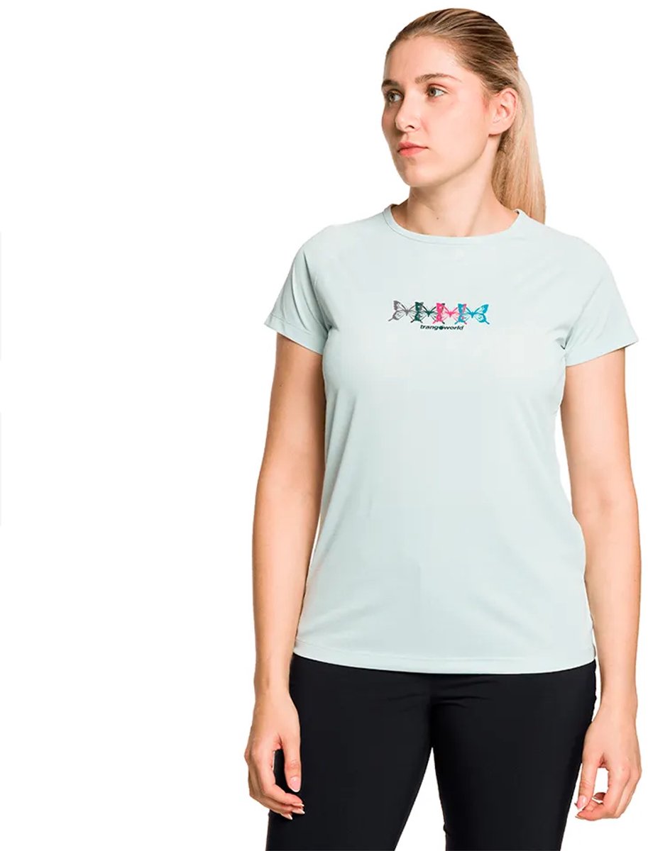 Trangoworld Kempsey T-shirt Met Korte Mouwen Blauw L Vrouw