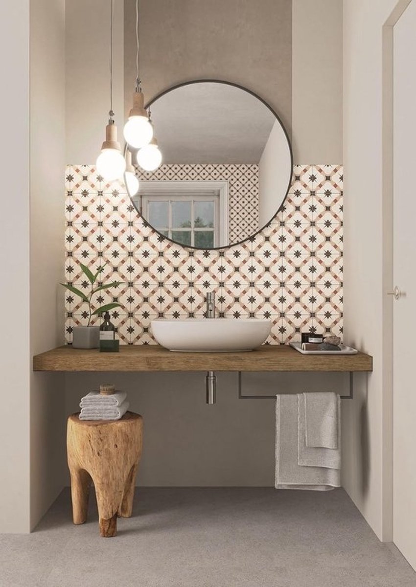 Fijnsteengoed wand- en vloertegels keramisch 16,5 x 16,5 cm - doosinhoud 0,55 m² (20 tegels)