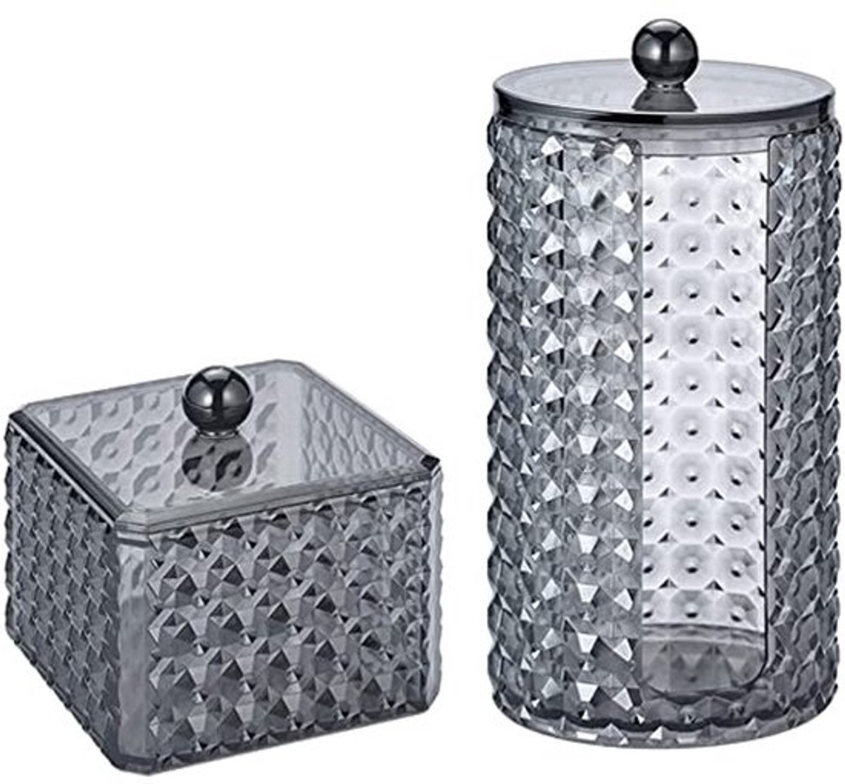 Acryl Wattenschijfjes Organizer en Opbergdoos voor Make-up en Cosmetica