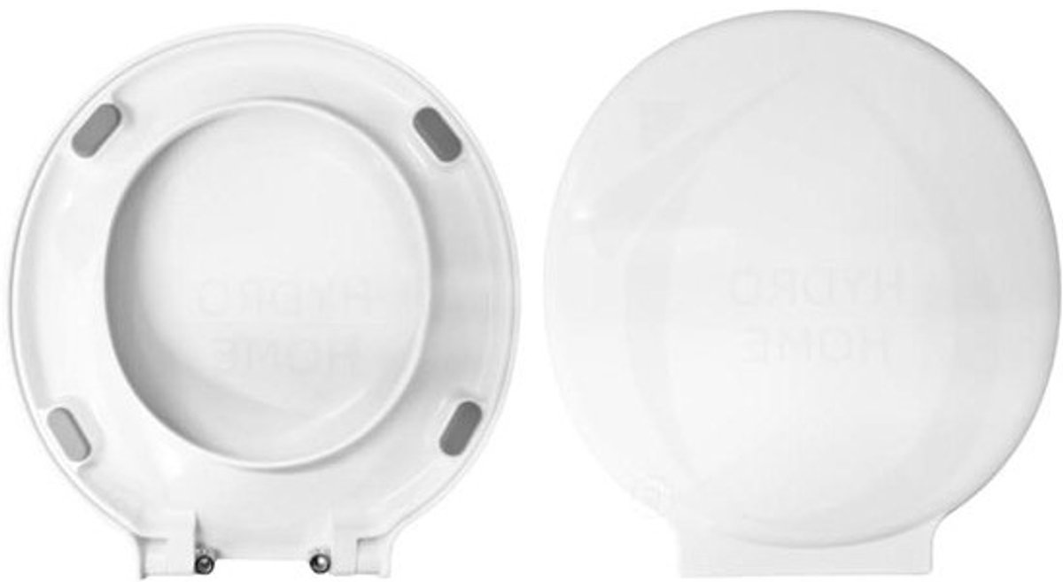Toiletbril - WC-bril - Badkamer Vervanging - Soft Close Sluiting - 42x39 cm - Wit