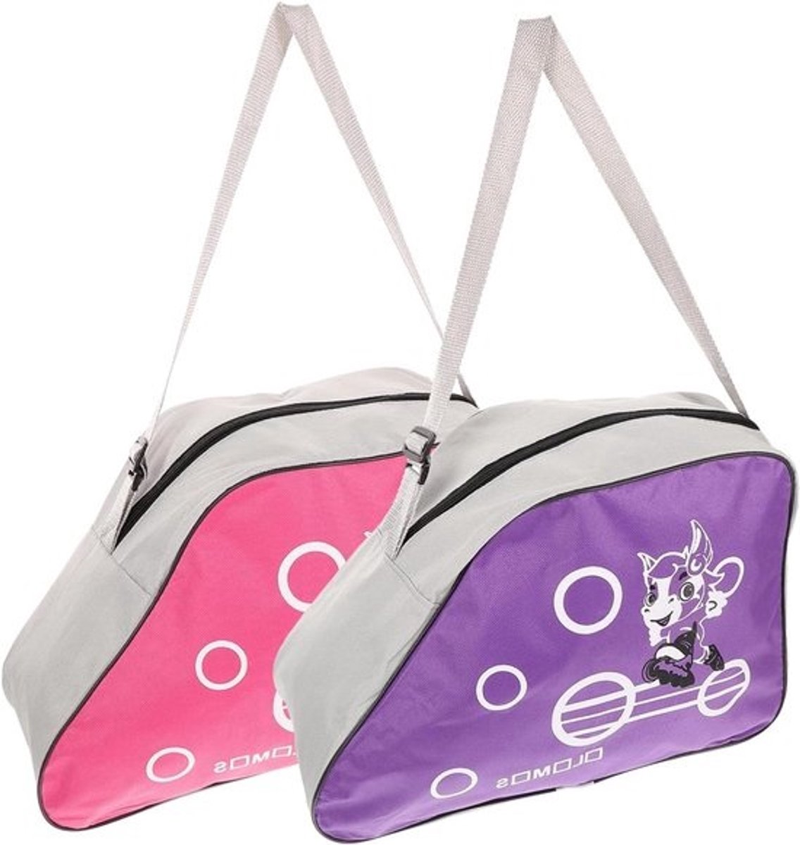 Schaatsen Schoenentas - Skeeler Tas - Schoenen Opbergen - Oxford Stof - 39.5x27x13 cm - Gekleurd