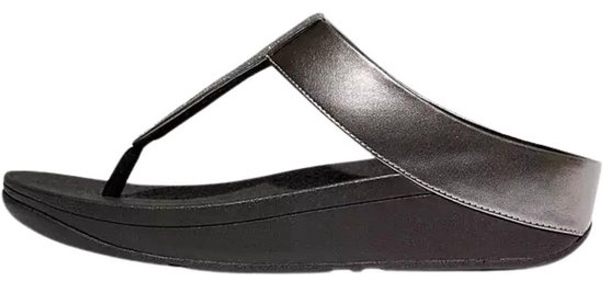 Dames Teenslippers Sandalen met Glitter en Zachte Microwobbleboard Zool voor Comfort