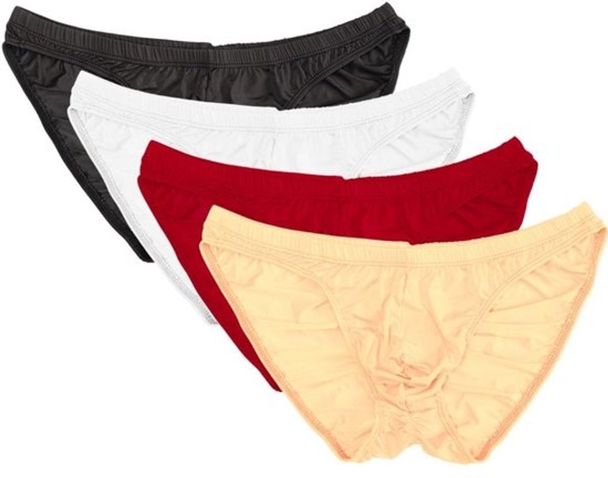 Set van 4 Heren Slip Driehoeken Comfortabel Ondergoed Ademend