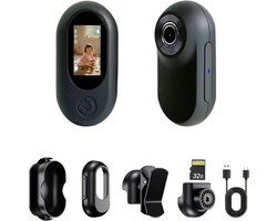 Draagbare Mini Camera 1080P - Lichtgewicht POV Actiecamera met Magneet & 360° Clip - Inclusief 32GB Kaart