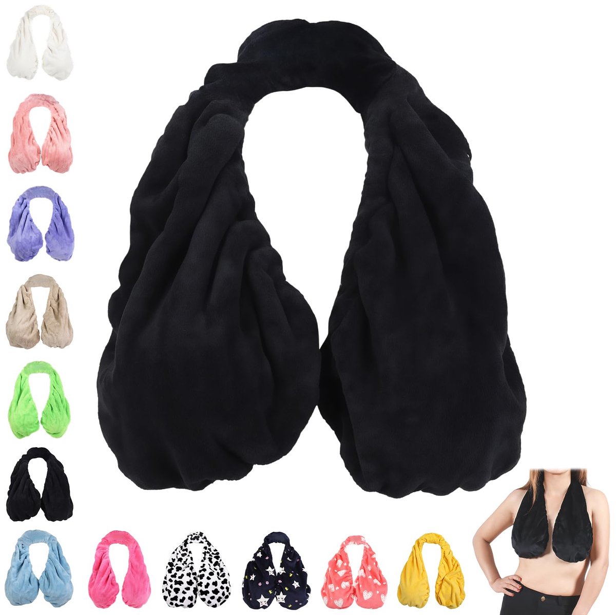 VONKELIOS®Nieuwe badhanddoek beha 2027, handvrij verstelbare douchehanddoekbeha voor vrouwen, ideaal om af te drogen na het baden, zelfzorgproduct