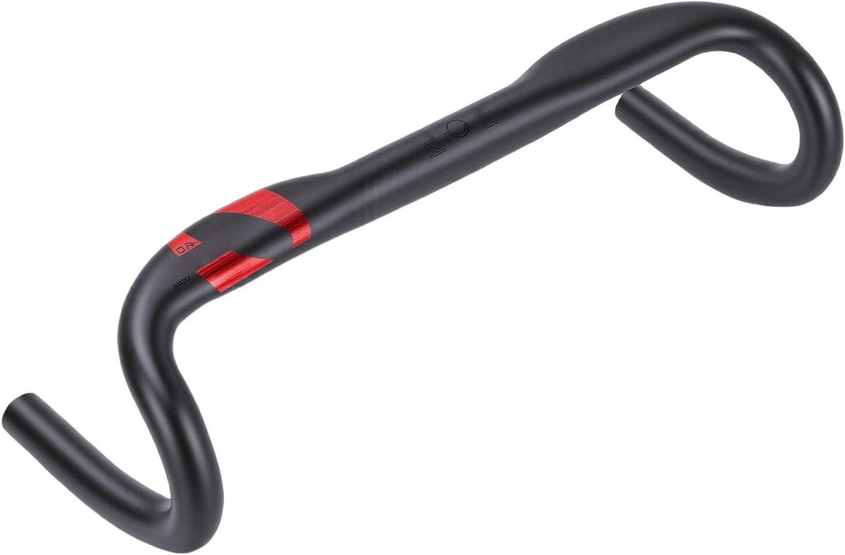 Racefiets Stuur - Gebogen Stuur - Sportief Fietsen - Geïntegreerde Kabelgeleiding - 31.8mm 420mm - Zwart