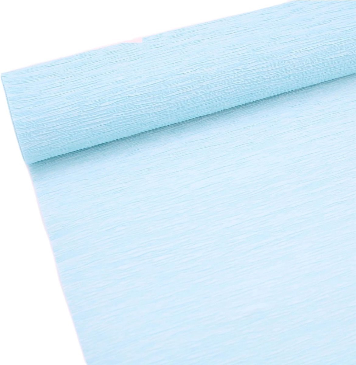 Premium Crepepapier Rol voor Bloemenmaken in Wit, Groen en Roze - 10" Breed, 8ft Lengte, Perfect voor Knutselen en Decoratie