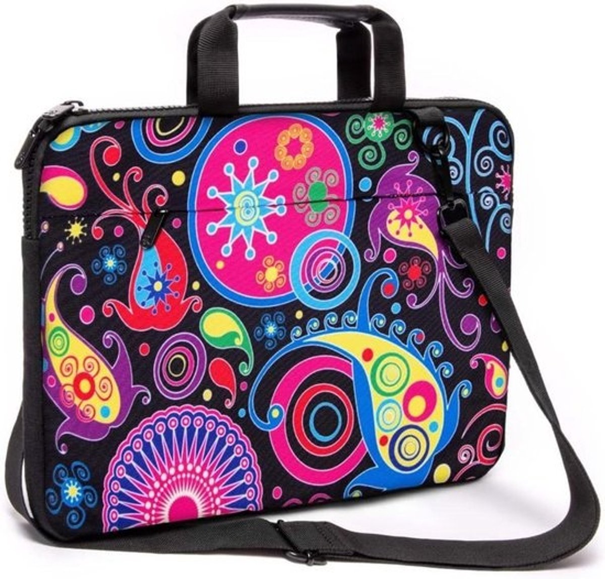 Laptoptas Waterdicht - Laptophoes Canvas - Laptop Beschermen - Uniek Design - 15-15.6 Inch - Multicolor