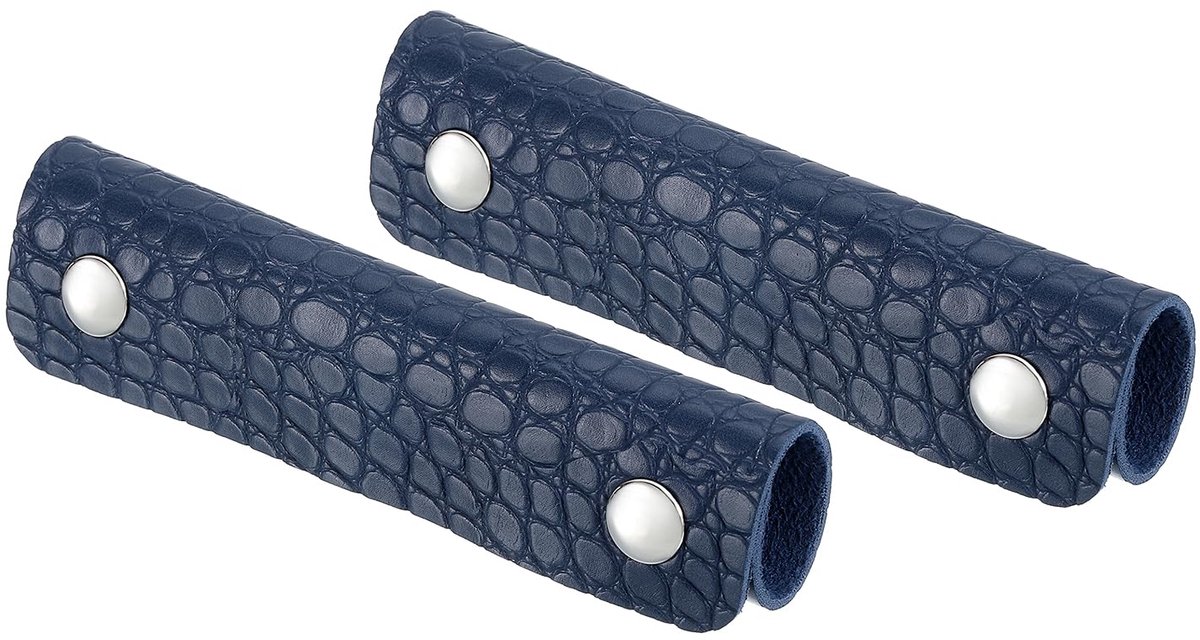 QUARKZMAN 2 stuks Handtas Handvat Covers, PU Lederen Krokodil Patroon Handtas Handtas Handvat Cover - ShopVlot