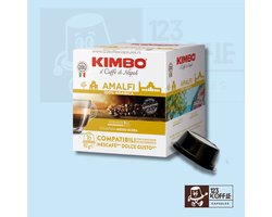 Verpakking Kimbo Amalfi capsules Dolce Gusto 16 stuks Italiaanse espresso