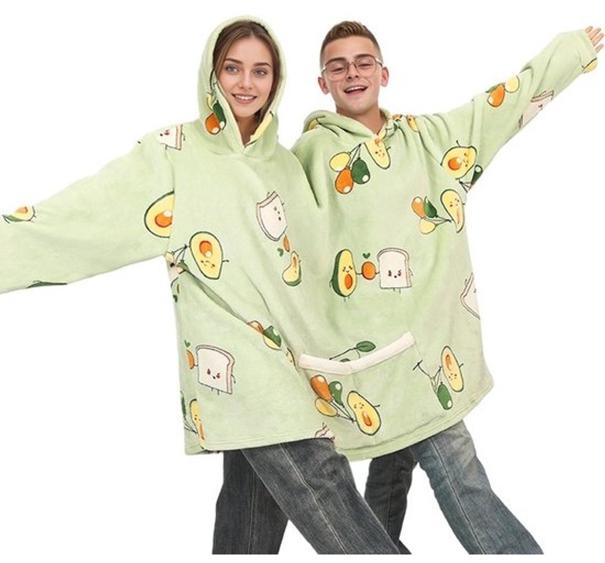 Oversized Hoodies en Pyjama's voor Koppels - Grappige en Comfortabele Set