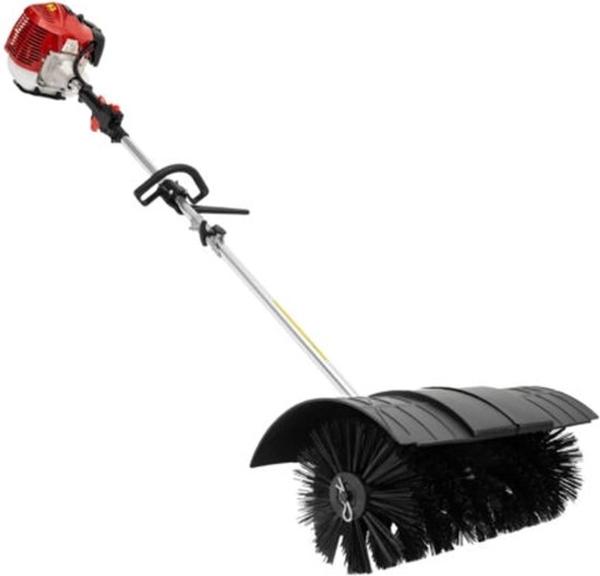 Kunstgras Reiniger - Veegmachine Grond - Opritten en Trottoirs Schoonmaken - Krachtige 52cc Motor - 9.4 x 20 inch Borstelkop