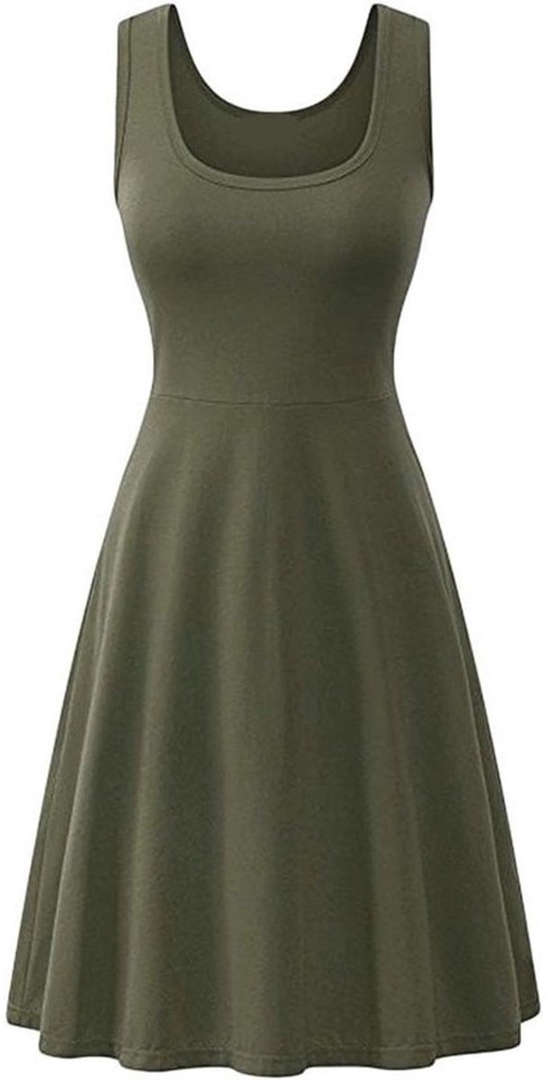 Elegante Mouwloze Avondjurken voor Dames - Knielange Jurken XS-3XL