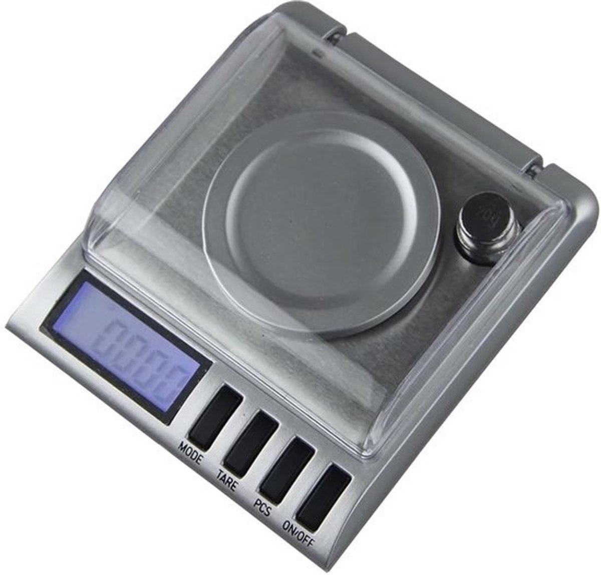 Digitale Weegschaal - Precisie Balans - Laboratorium Sieraden - 0.001g Nauwkeurigheid - 20g Capaciteit - Zilver