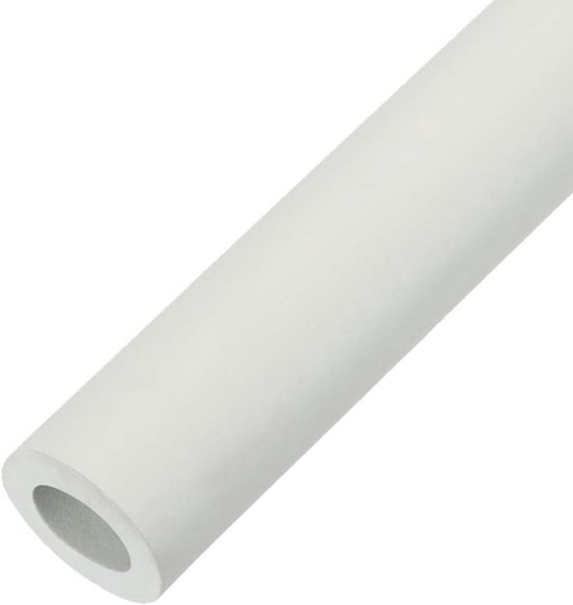 Isolatiebuis Schuim - Beschermhoes Flexibel - Schokdemping Leidingen - Waterdichte Structuur - 95 cm - Wit