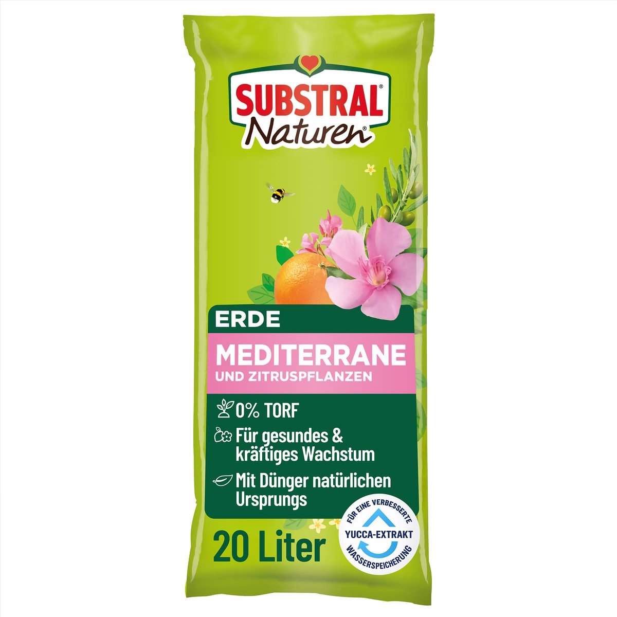 Substral Naturen Mediterrane en Citrusplantenaarde Turfvrij 20 Liter