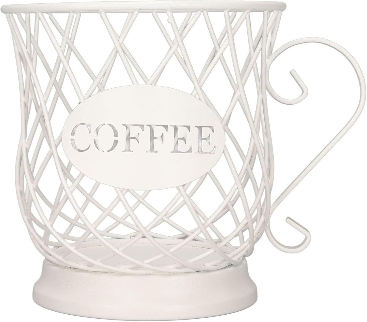 Theemok voor koffiecapsules, ijzeren pod-houder met grote capaciteit, organizer voor keuken, kantoor en café, ideaal voor thuisgebruik en hotels