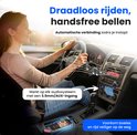 Draadloos rijden en handsfree bellen met 3.5mm AUX-ingang. Automatische verbinding voor veilig en boetevrij rijden.