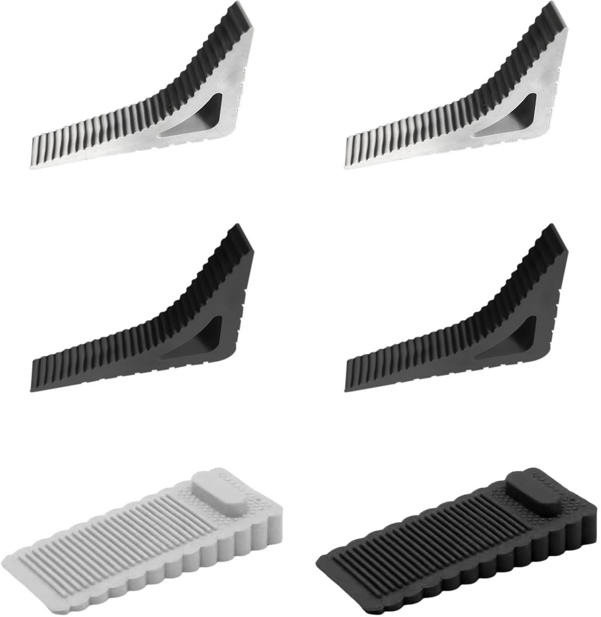 Dailygoods- Deurstopper Antibotsing - 4 Stuks - Zacht/Rubber - Anti-Pinch Bescherming - Winddicht - Duurzaam Materiaal - Deurstoppers