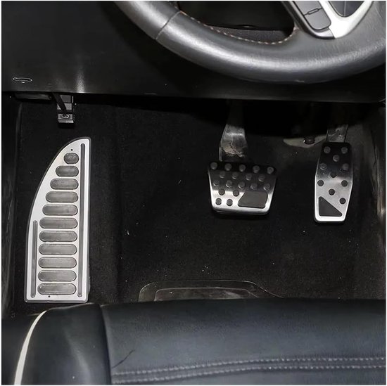 Autopedalen Hoezen - Pedaalhoezen Auto - Veiliger Rijden - Antislip Ontwerp - Set van 2 - Zilver — afbeelding 4