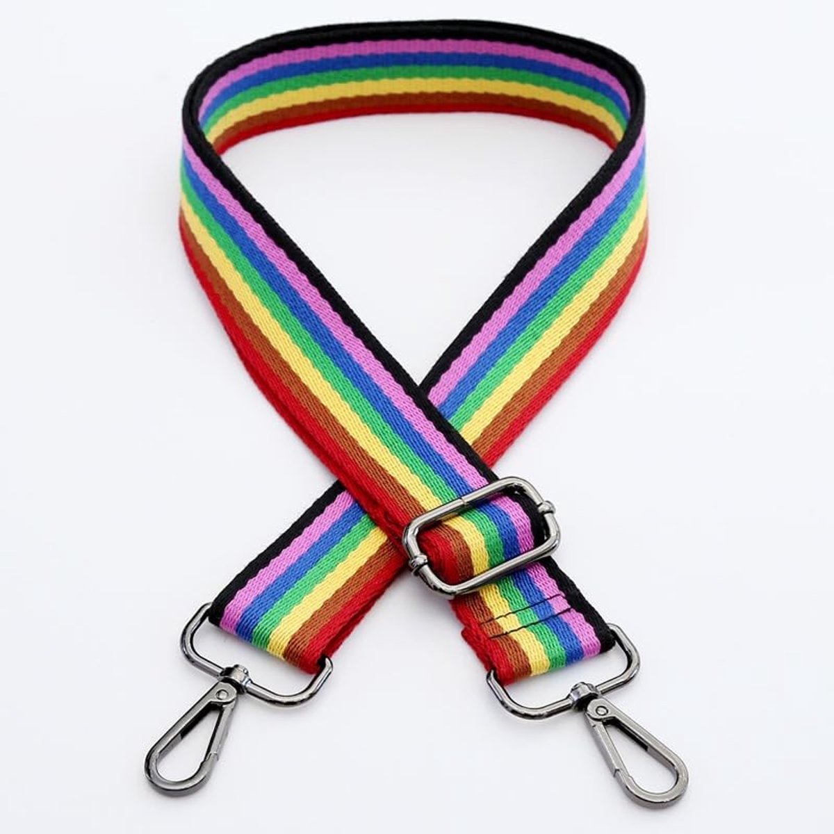 Dailygoods- Schouderriem Verstelbaar 75-130 cm - Tasriem - Schouderband voor Tas - Draagriem - Duurzaam Nylon - Karabijnhaak