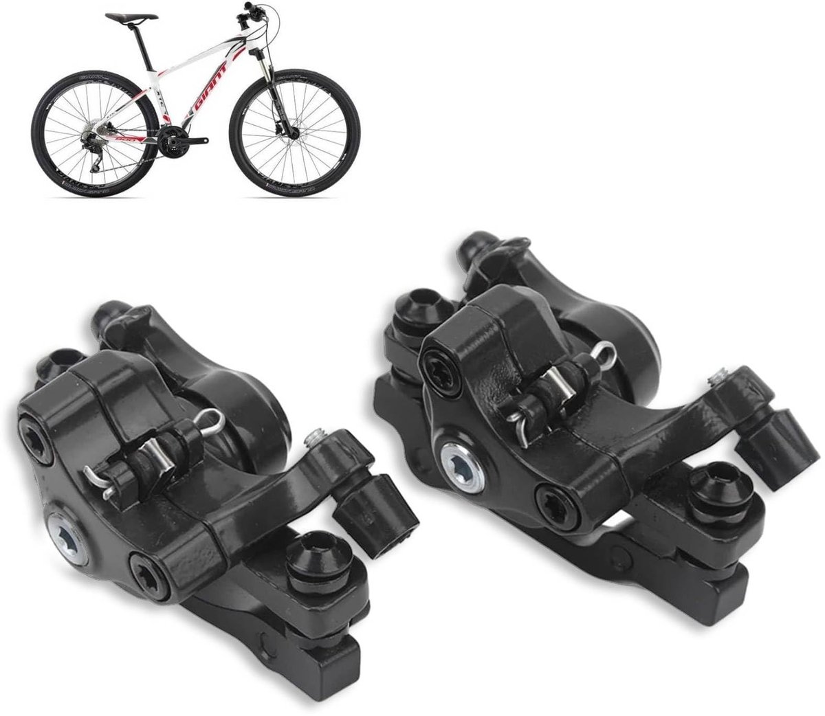 Dailygoods- Schijfremset Hoogwaardige Prestaties - Disc Brake Kit - Aluminium Legering - Geschikt voor Mountainbike/Racefiets - Betrouwbare Remkracht - Goede Warmteafvoer - Remset