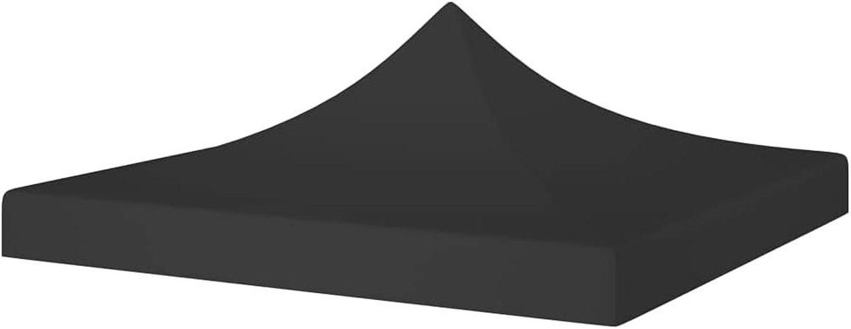 Feesttent Dak - Partytent Cover - Buitenfeest Beschermen - Waterdicht PVC-coating - 3x3 Meter - Zwart