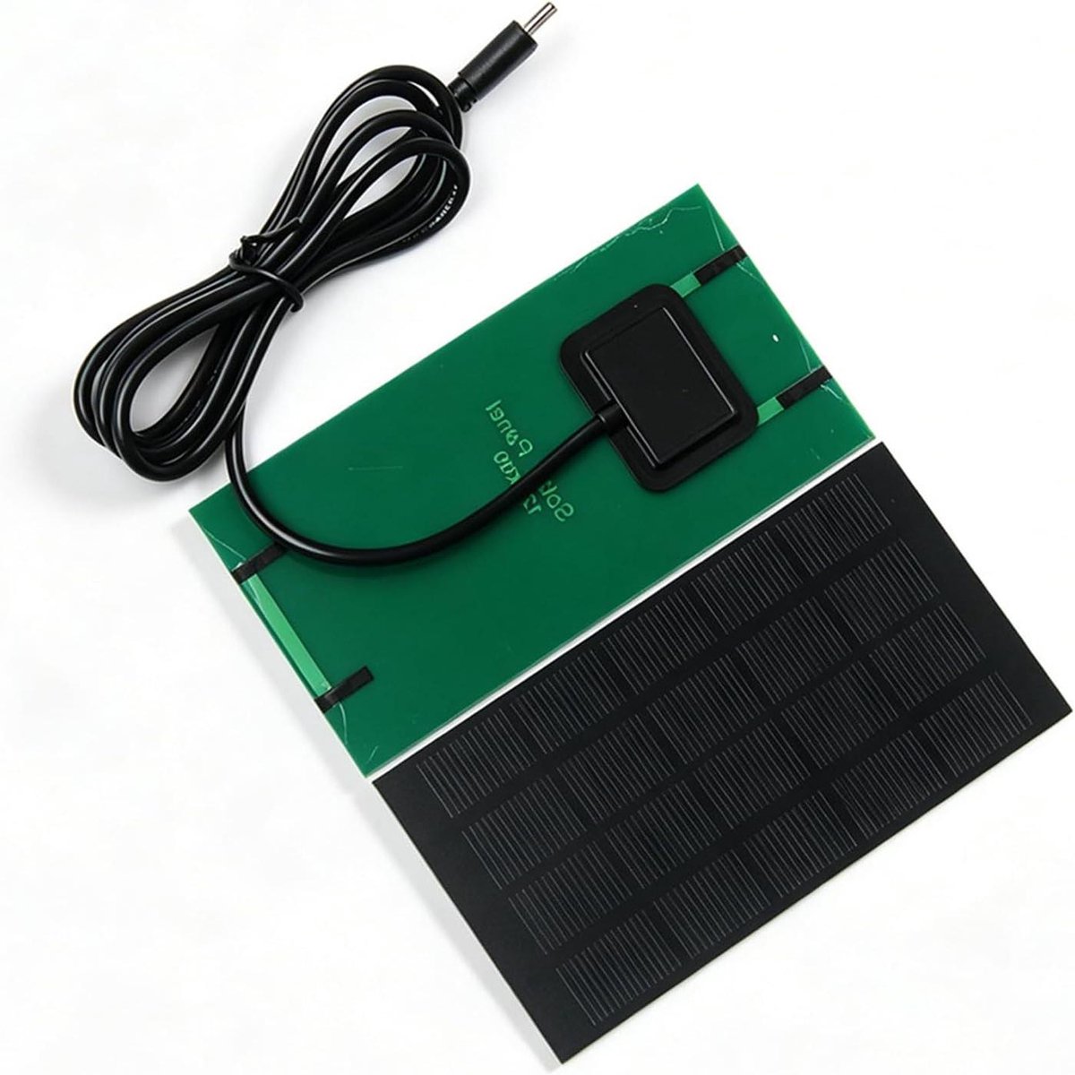 Zonnepaneel - Mini Solar - Energie Oogsten - Hoge Conversie - 120x60mm - Zwart