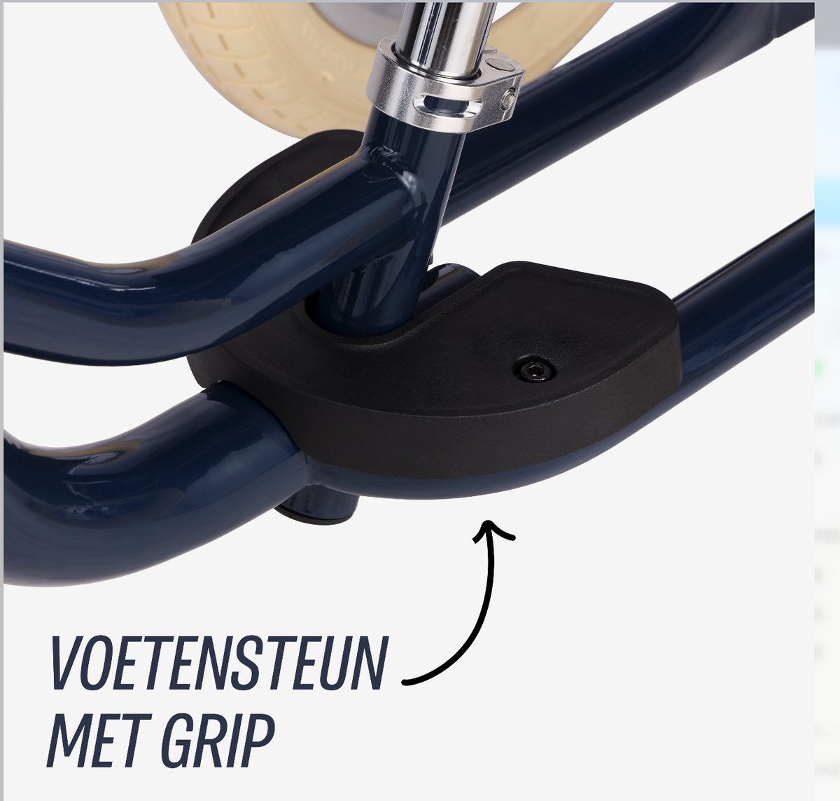 Køvapää Trike - 2 in 1 Loopfiets - 1.5 t/m 4 jaar - Met Naamsticker - 12 inch – Loopfiets - Blauw — afbeelding 7