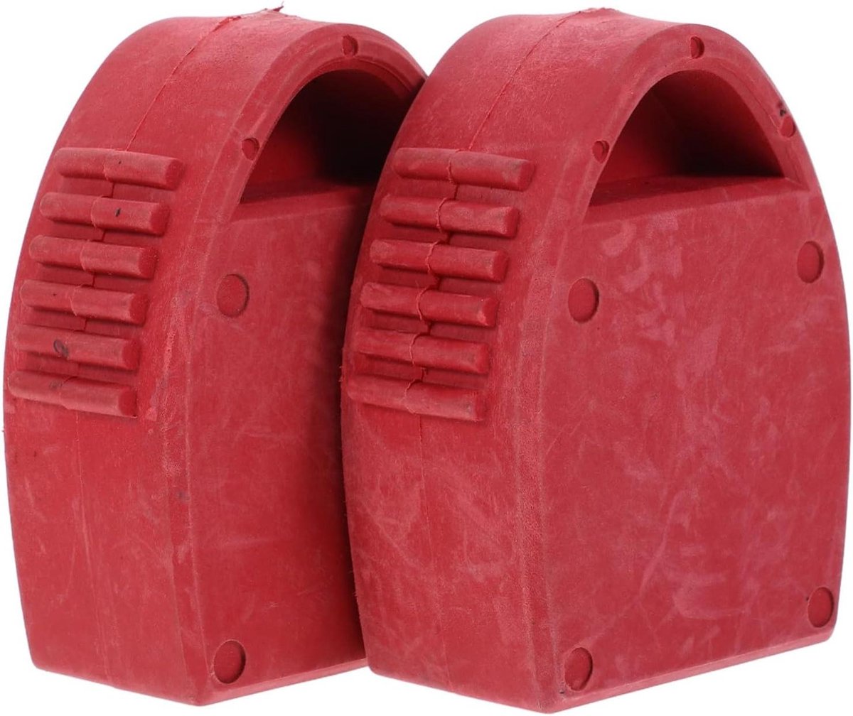 Ladder Protectors - Ladder Covers - Vloeren Beschermen - Antislip Ontwerp - 9x6x3.7cm - Rood