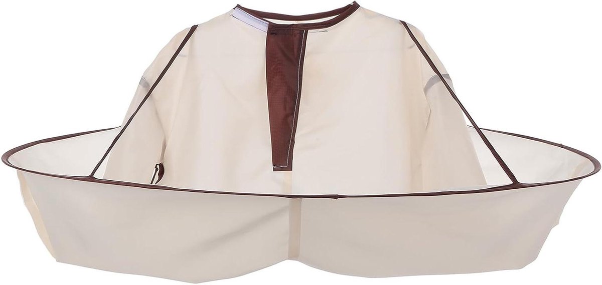 Kappers Cape - Haar Cape - Haar Knippen - Waterdicht Polyester - 32 x 32 x 90 cm - Beige