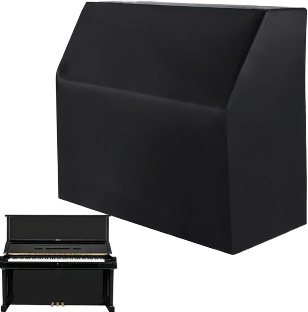 Pianohoes - Piano Beschermhoes - Piano Beschermen - Waterdicht en Stofdicht - Volledige Grootte - Zwart