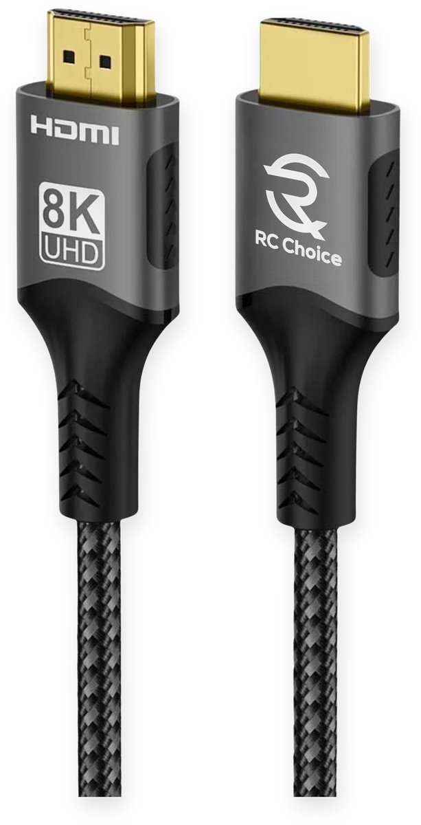 HDMI naar HDMI Kabel - 8K 60Hz - 5 Meter - Sterk en Flexibel Nylon