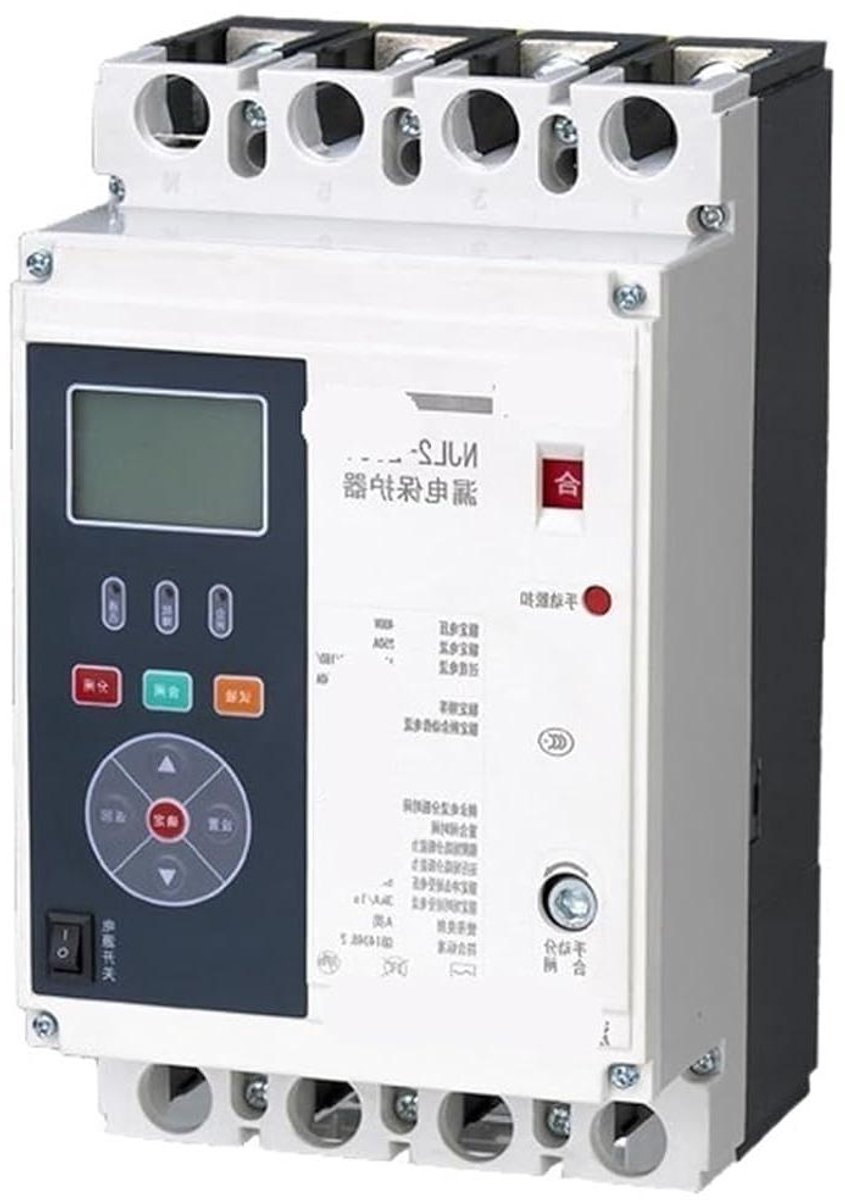 Stroomonderbreker NJL2-Y B - Communicatie type - Elektrische beveiliging - Over en onderspanning - 400A instelbaar - Grijs