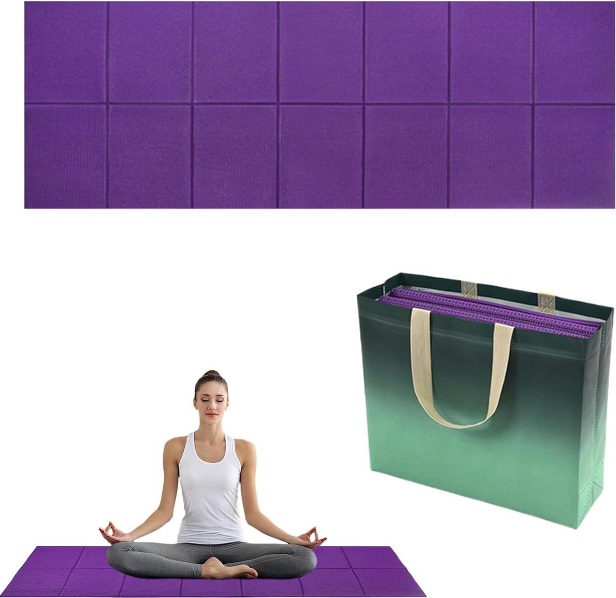 Campingmat - Slaapmat Kampeer - Outdoor Ontspanning - Waterafstotend PVC - 173x61cm - Violet
