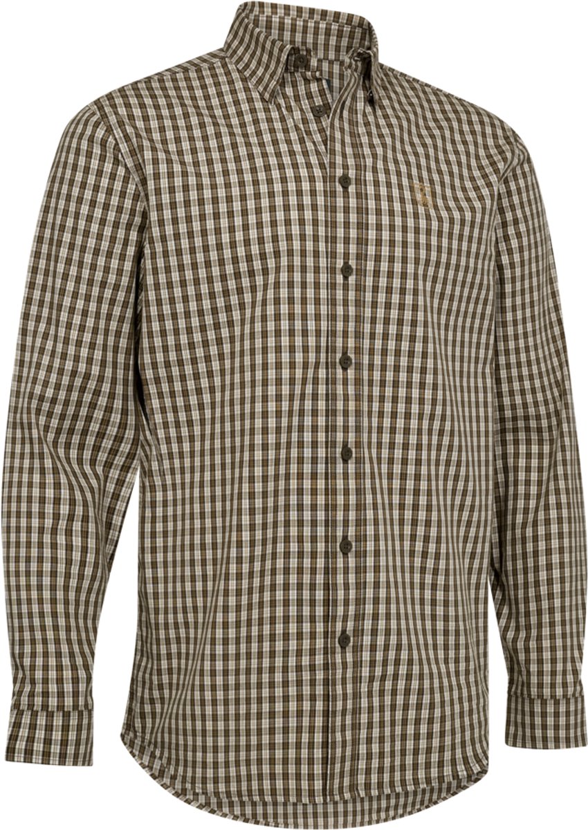 Deerhunter Baldwin Overhemd Outdoor Overhemd Scandinavisch Overhemd Jacht Overhemd Lange Mouwen Overhemd Cypress